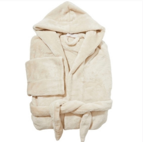 EUC L/XL Summer and Rose teddy bear fuzzy robe - Picture 3 of 9